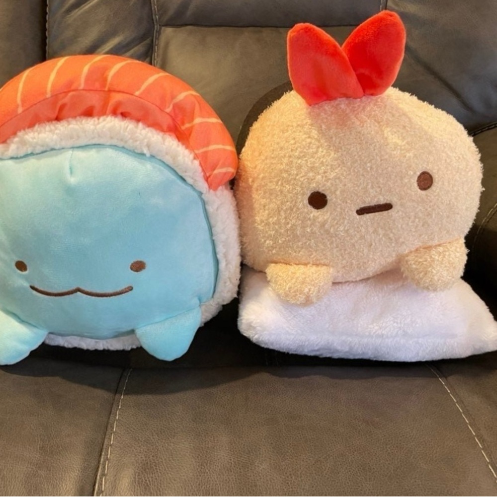 Sumikko Gurashi Tokage Ebifurai-No-Shippo Sushi 12.5" Plush Toy Sushi Food Set